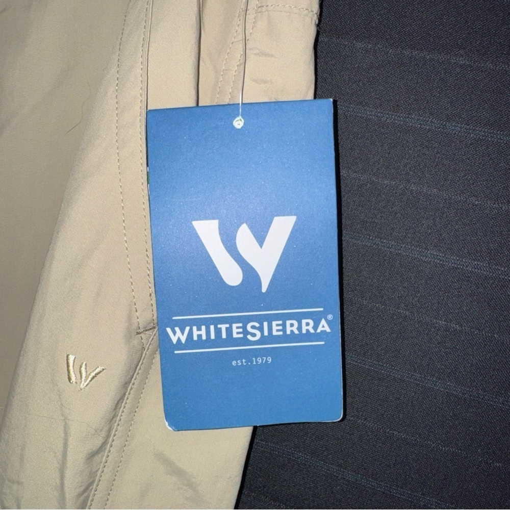 NWT White Sierra Roll Up Tan Khaki Hiking Performance Pant Women’s XL Gorpcore - Picture 8 of 15